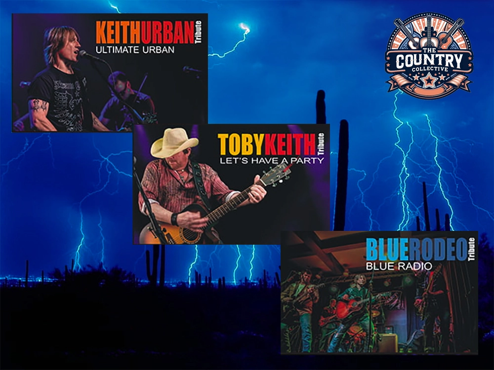 Country Collective Tribute Tour Canada's #1 Country Music Tribute show Keith Urban, Toby Keith, Blue Rodeo