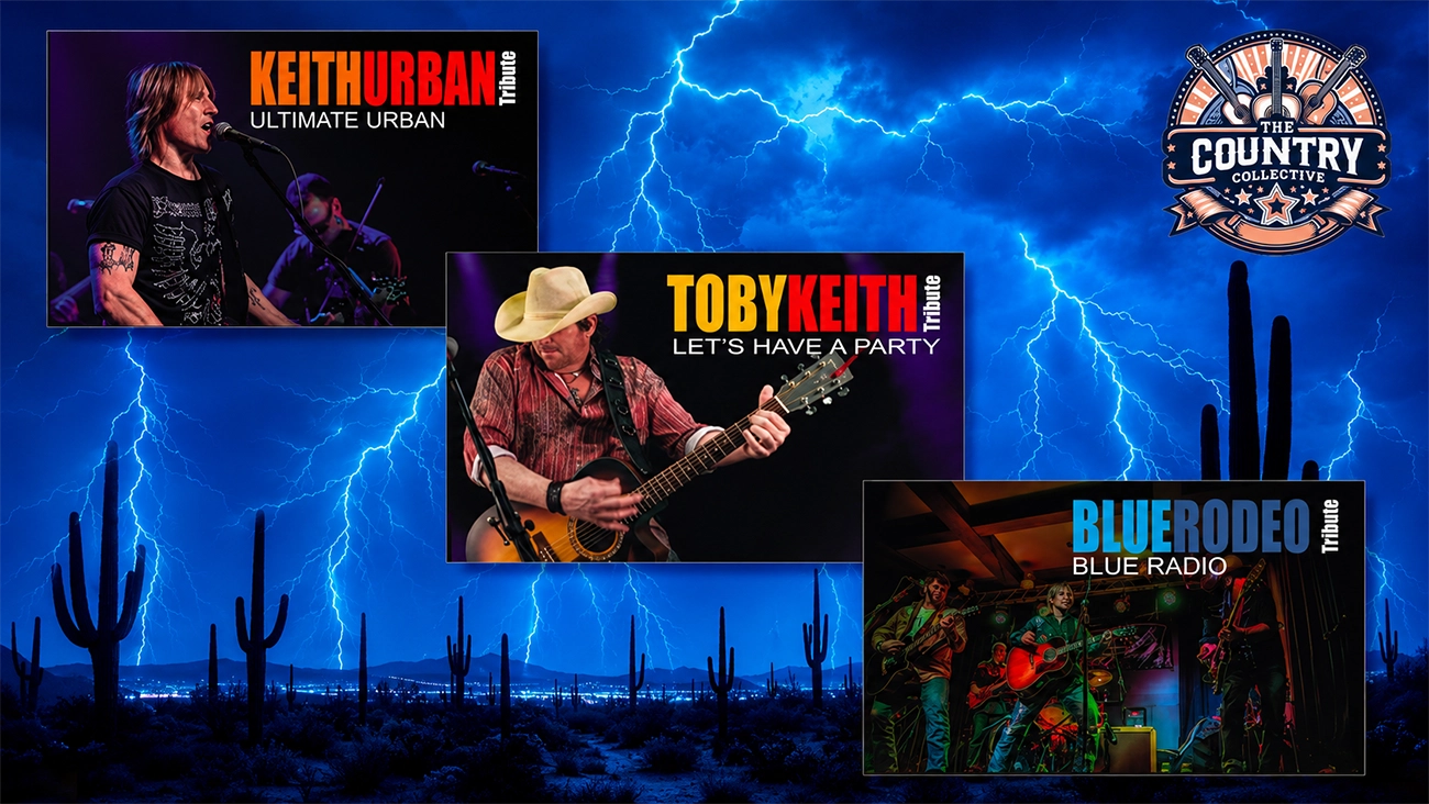 Country Collective Tribute Tour Canada's #1 Country Music Tribute show Keith Urban, Toby Keith, Blue Rodeo