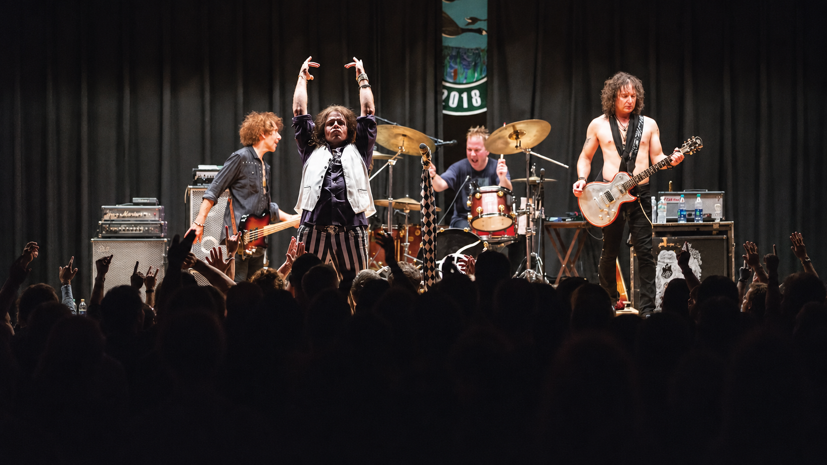 Draw The Line performing in Sunapee, New Hampshire, where Aerosmith principals Steven Tyler and Joe Perry met as teenagers.&nbsp;